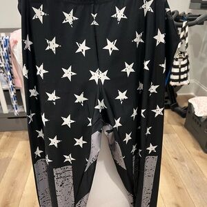 Back the Blue leggings Size L
